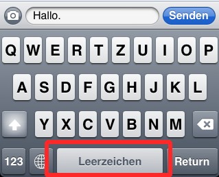apple-iphone-leerzeichen