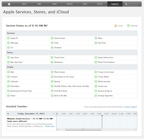 apple-dienste-systemstatus-status-server-liste-tabelle-probleme